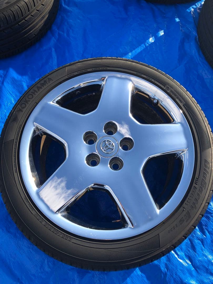 30セルシオ純正オプションメッキホイール