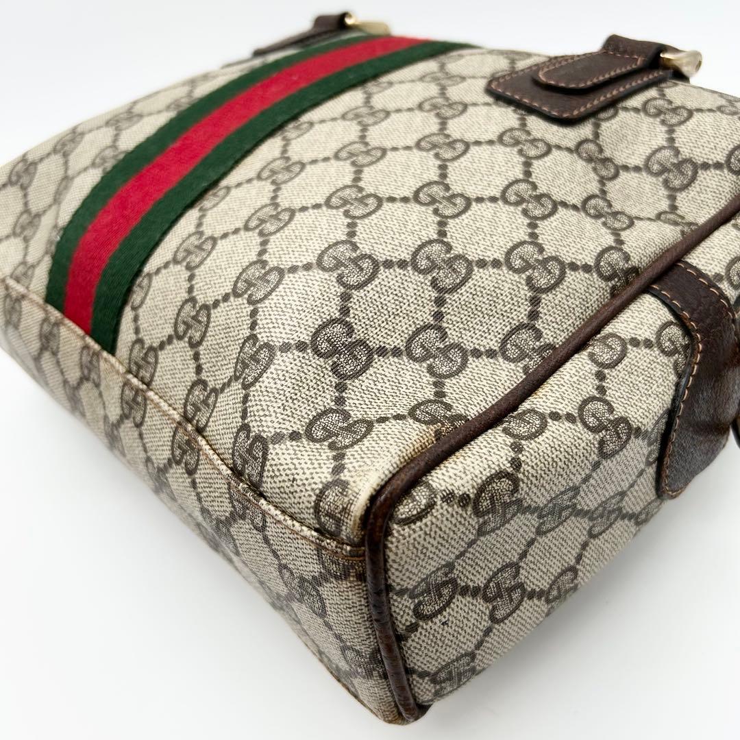 GUCCI シェリーライン 2way GG ショルダー ハンドバッグ PVC