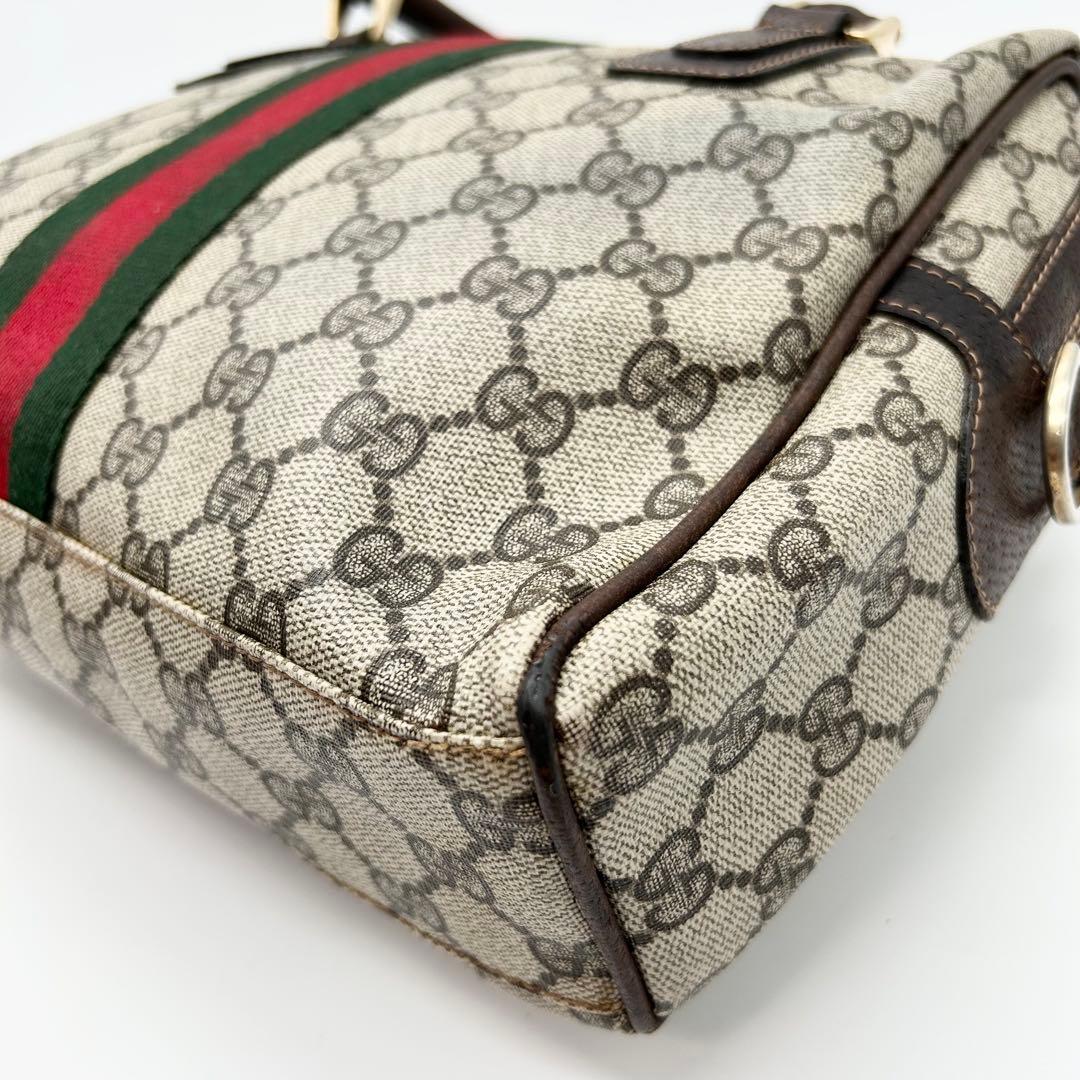GUCCI シェリーライン 2way GG ショルダー ハンドバッグ PVC