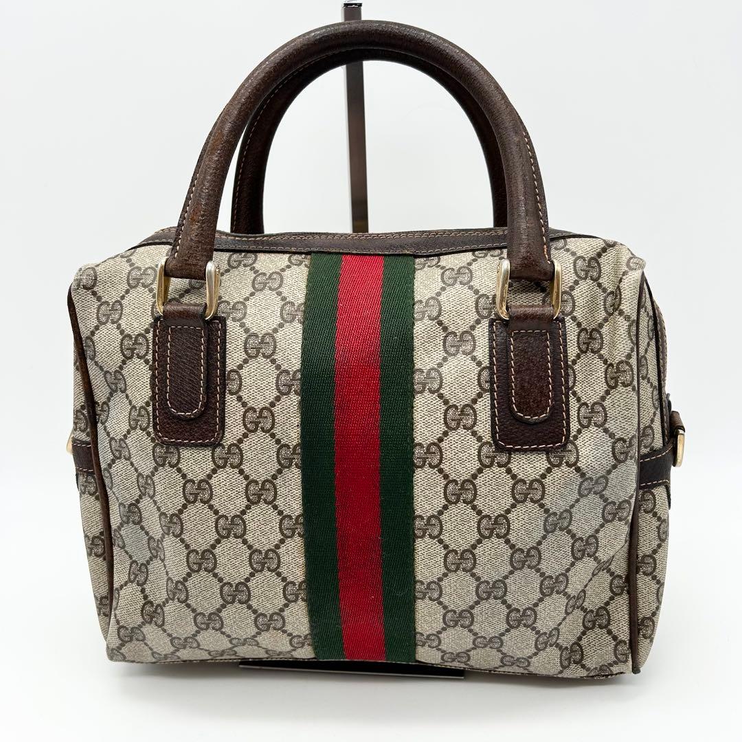 GUCCI シェリーライン 2way GG ショルダー ハンドバッグ PVC