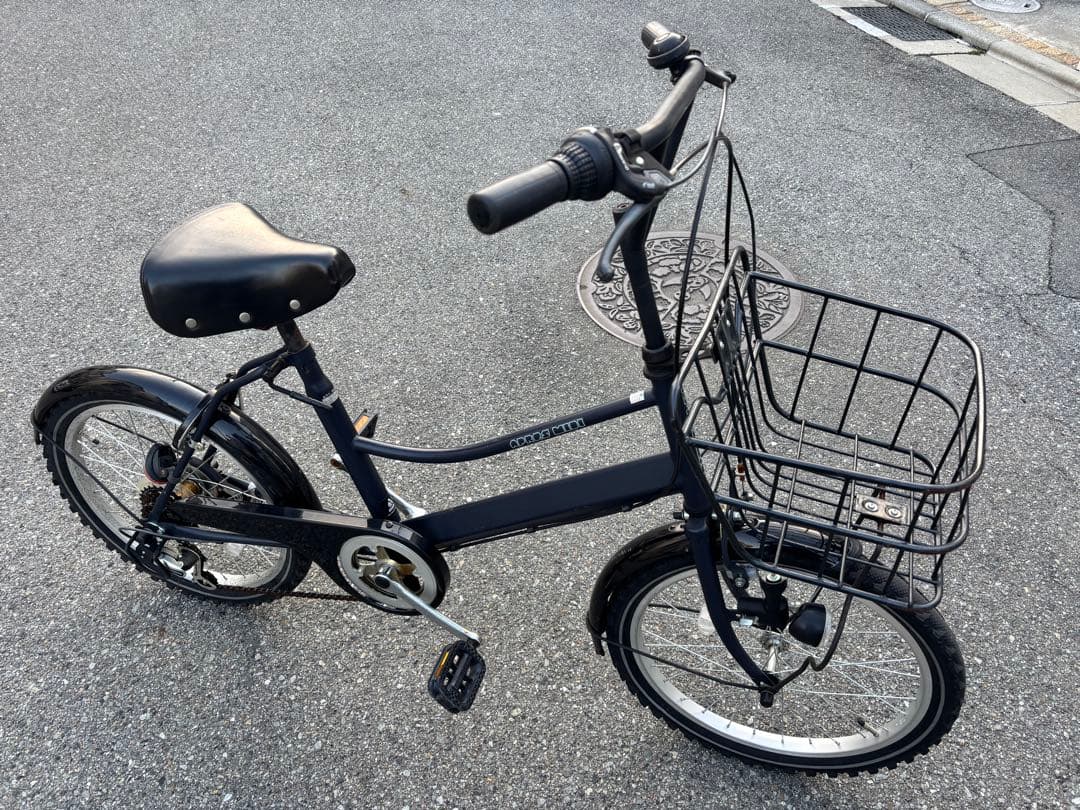 子供用自転車　あさひ　アプレディ20インチ 6段変速 ネイビーブラック