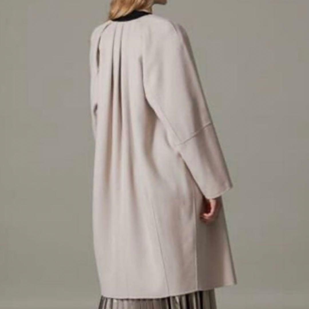 美品 ADORE アンゴラミックス リバーコート 定価10.1万 ロングコートM