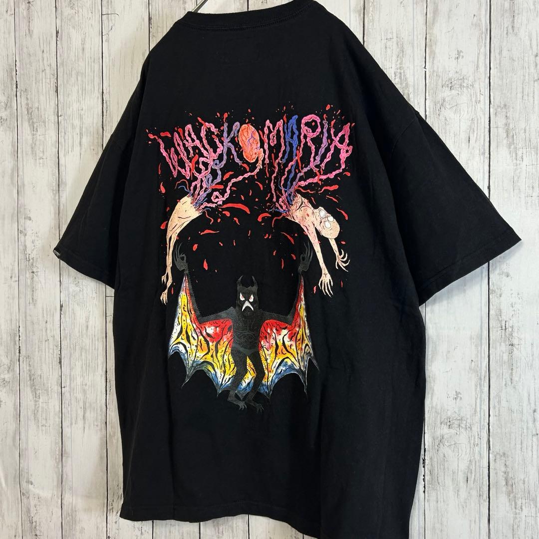 WACKO MARIA × NECK FACE Back Print Tee