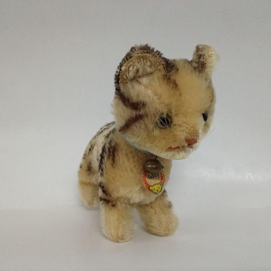 【M02-26】 Steiff シュタイフ Tabby タビー ネコ タグ付き
