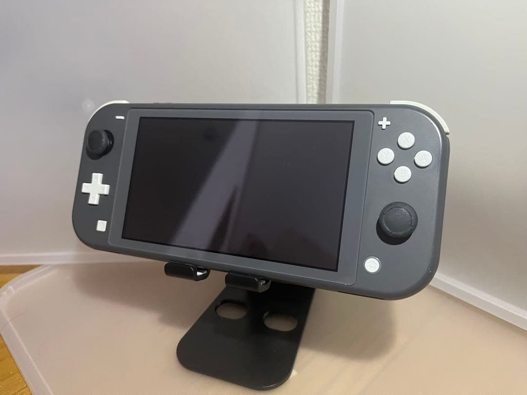 Nintendo Switchライト　本体　ケース　純正充電器　グレー　外箱なし