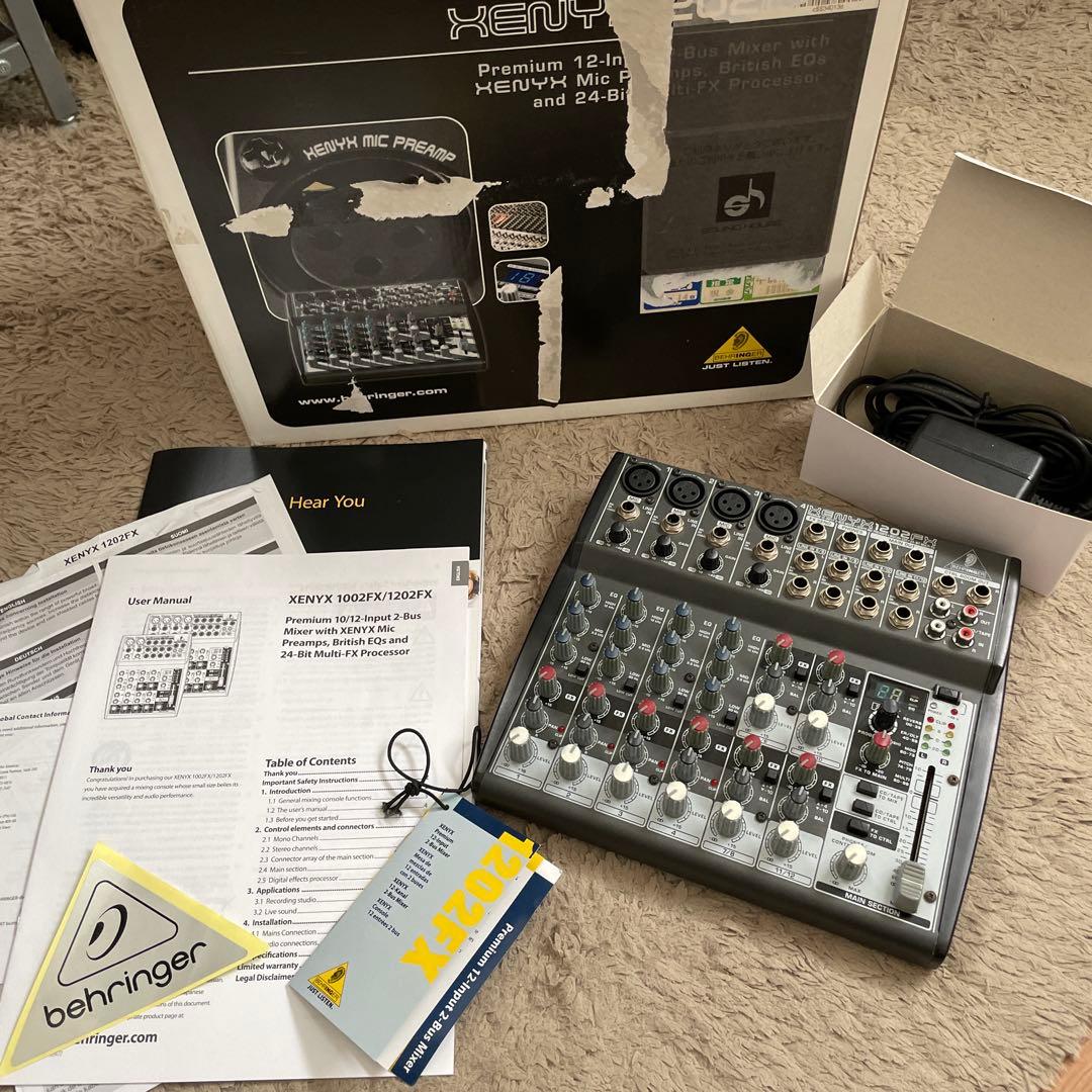 Behringer Xenyx 1202FX ベリンガー アナログミキサー中古