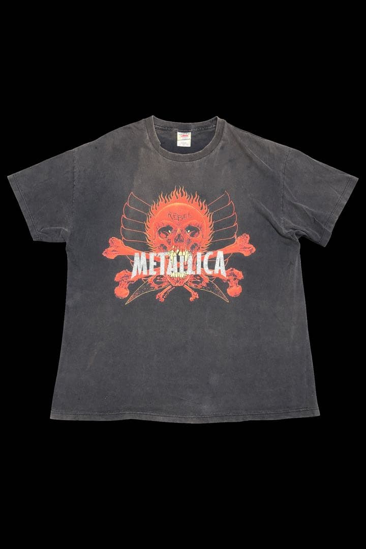 90s LLICA “Rebel Skull“Tシャツ