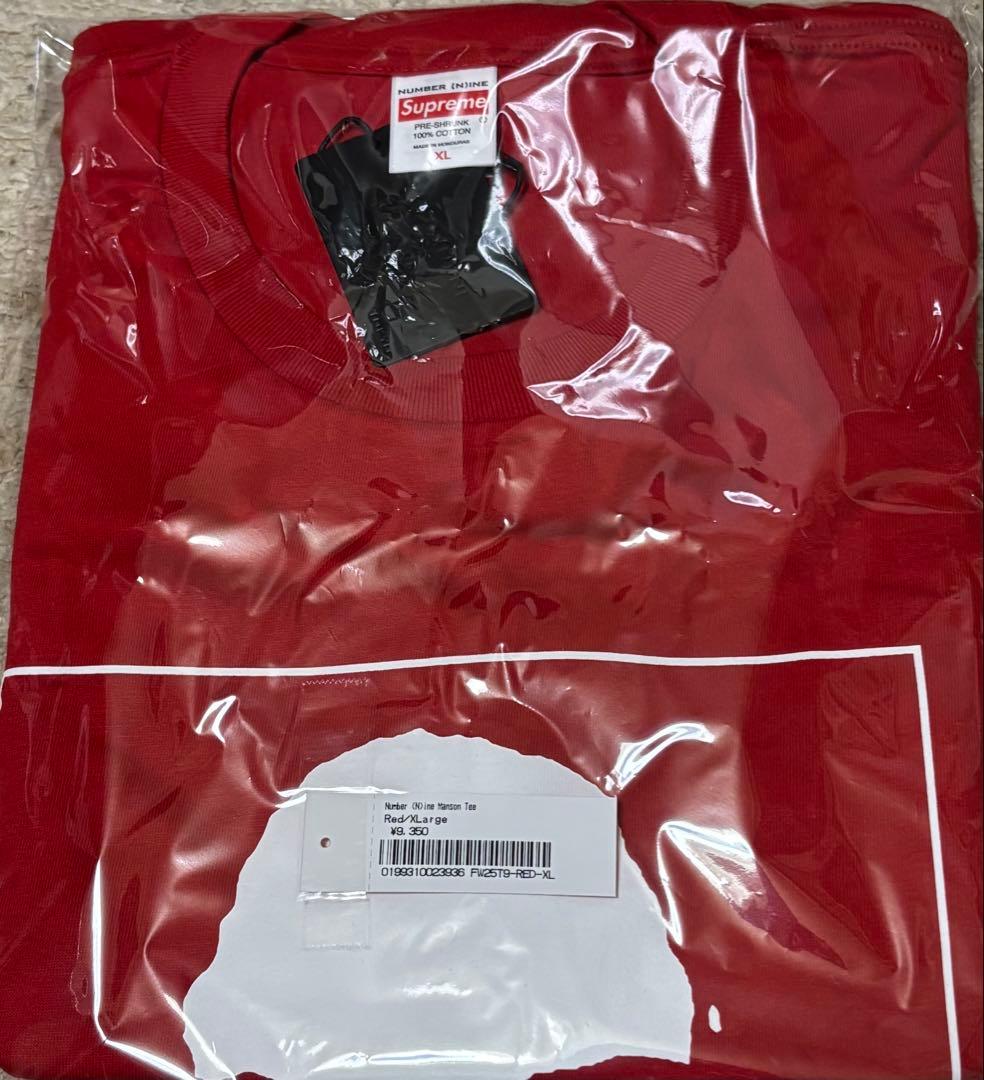 トップス Supreme x Number (N)ine Manson Tee
