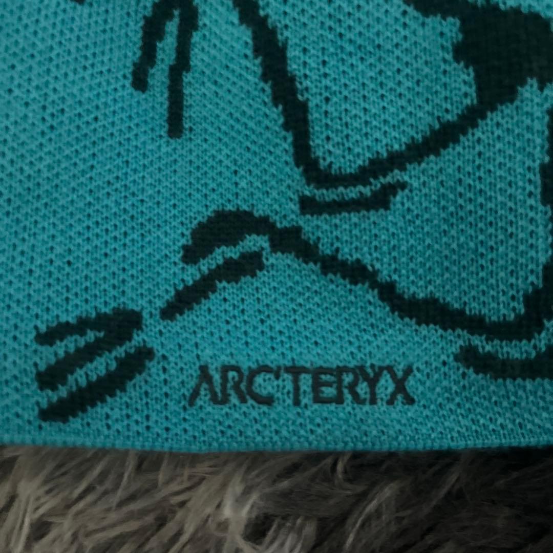ARC'TERYX(水色)ビーニーニット帽