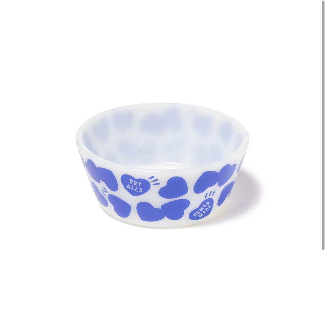 HEART PATTERN BOWL ヒューマンメイド　ミルクガラスボウル