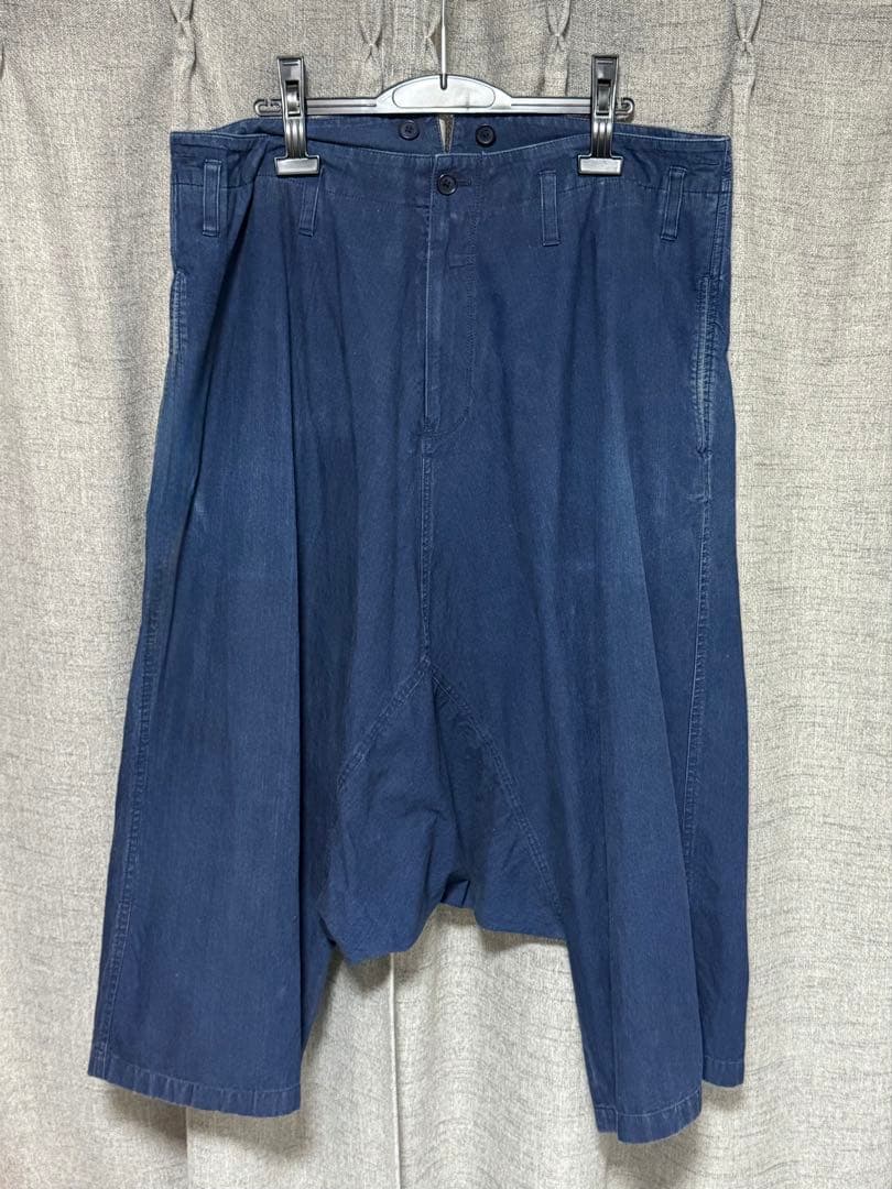 【Yohji Yamamoto POUR HOMME デニムサルエルパンツ】