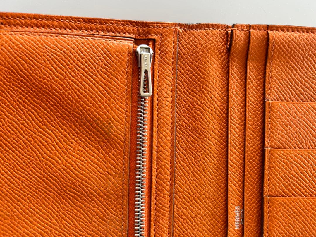 エルメス べアン シルバー金具 長財布
