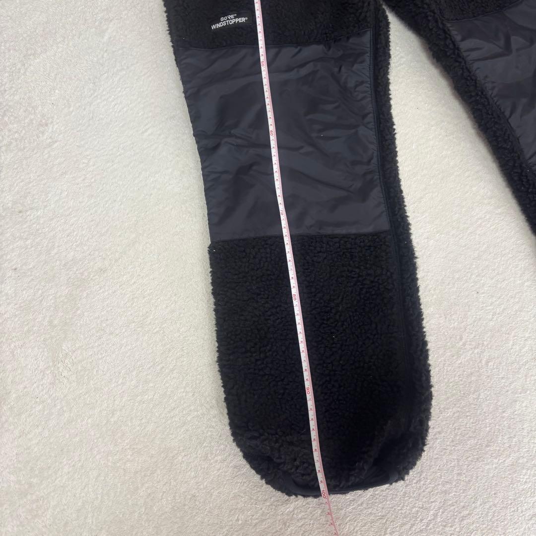 ステューシー GORE WINDSTOPPER ボアパンツ 黒 L