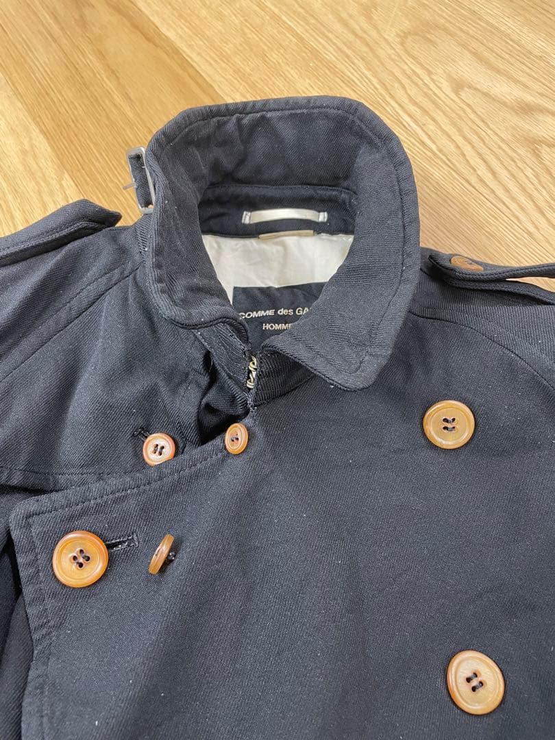 COMME des GARCONS HOMME PLUS 縮絨トレンチコート