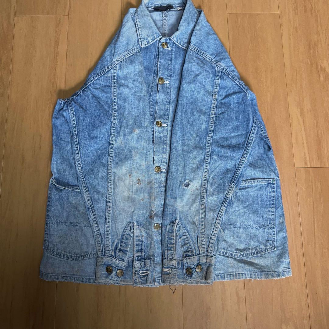 BIG SMITH 60s USA製 デニムカバーオール デニムワークジャケット